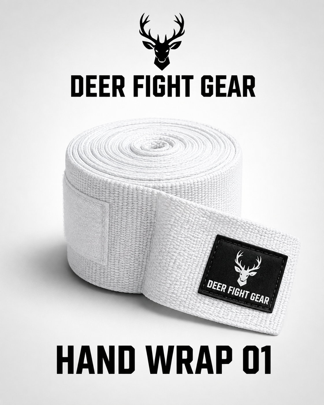 Classic White Boxing Hand Wraps